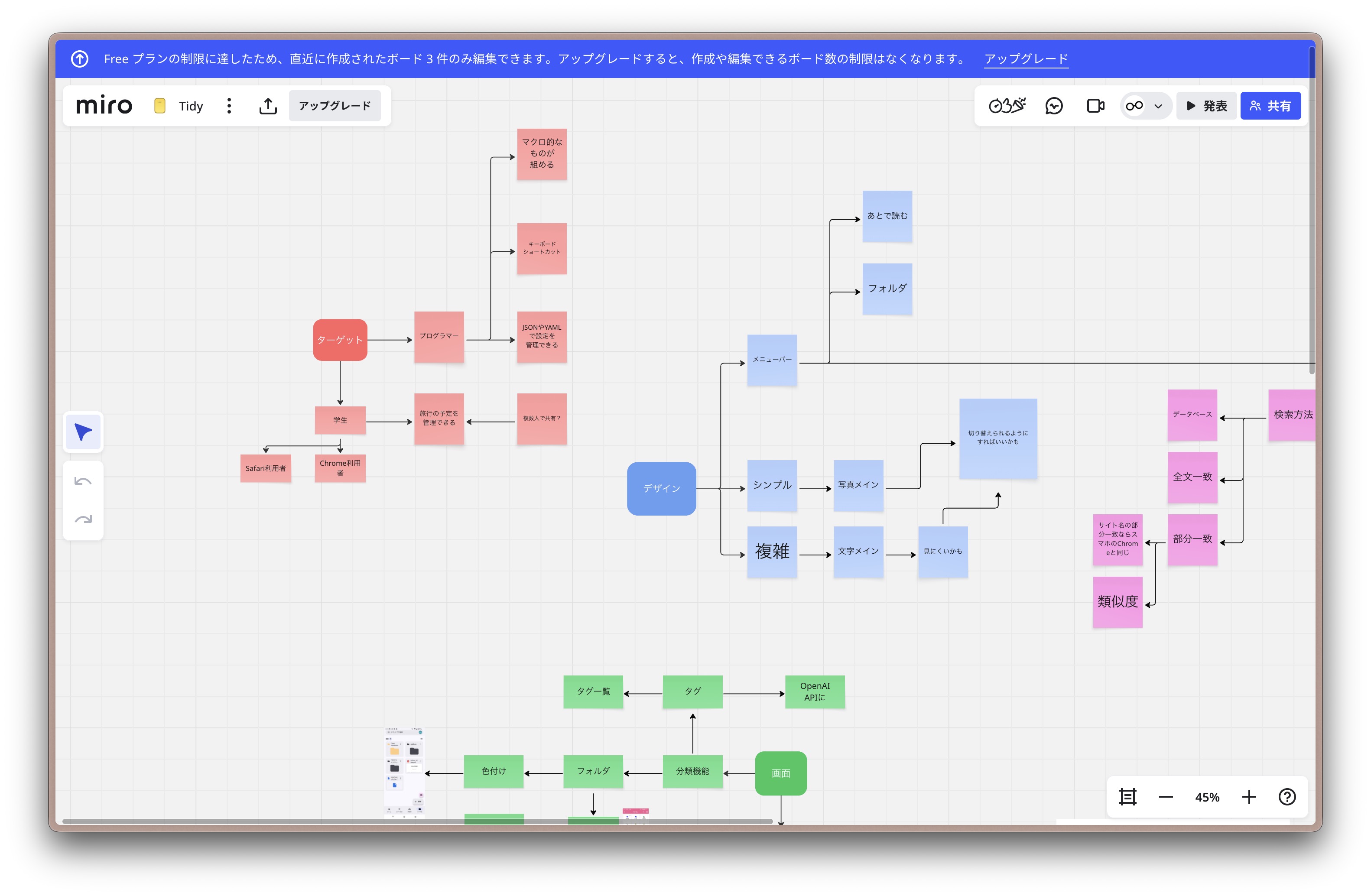 Miroのスクリーンショット