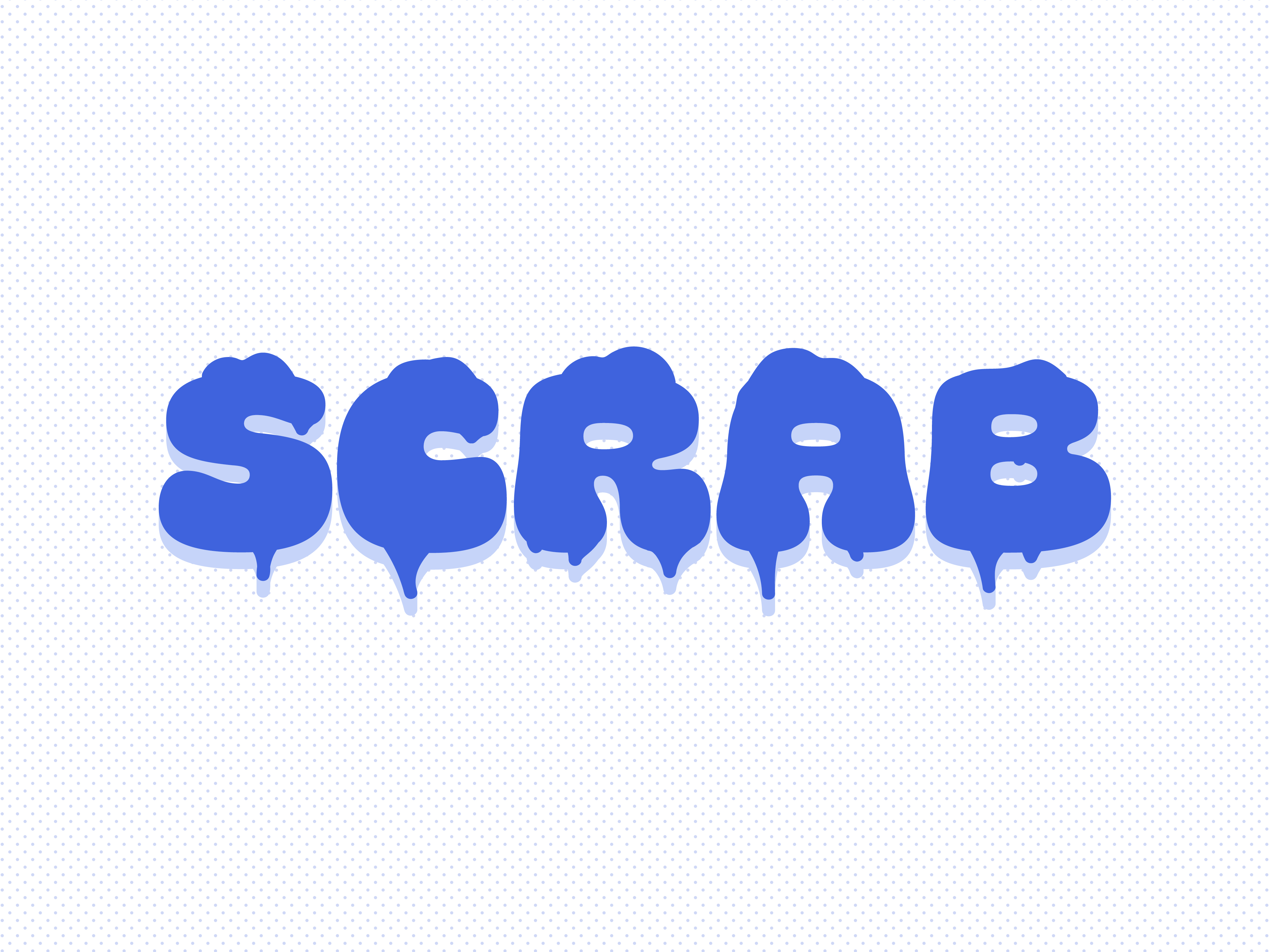 SCRABのロゴ、白の背景